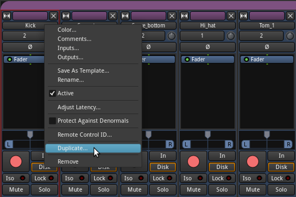 Ardour duplicate menu entry