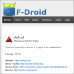 Can't find Ardroid on the play store? Time to check out F-Droid