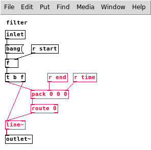 Filter subpatch part 2